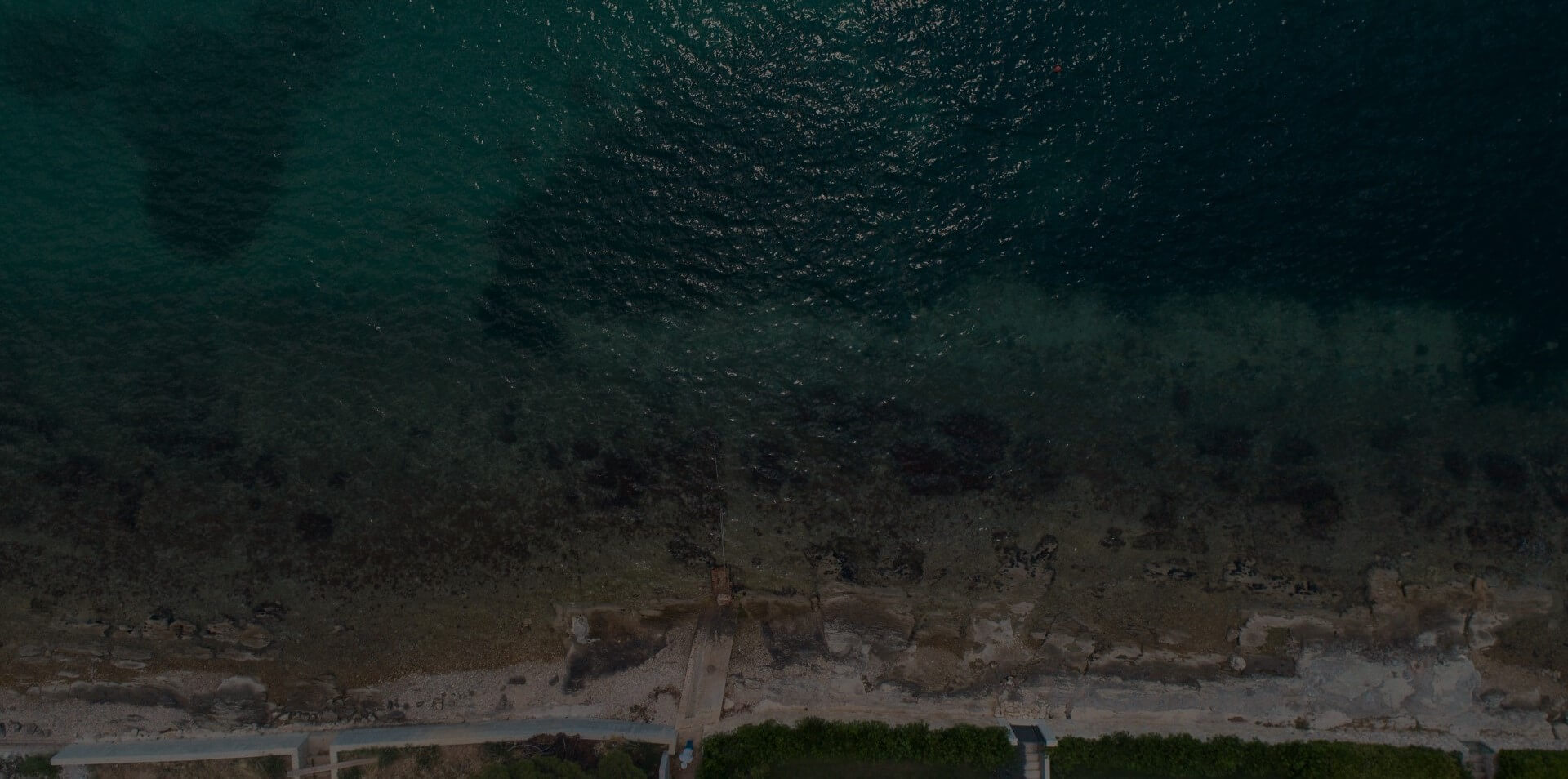 Beautiful clean sea in front of the Apartments